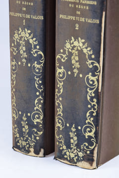 Documents parisiens du règne de Philippe VI de Valois (1328-1350). Extraits des registres de la chancellerie de France. Tome I (1328-1338). Tome II ...