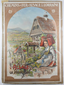 L'Alsace, la Montagne. Chemins de Fer d'Alsace et de Lorraine.