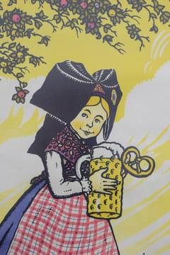 Bière d'Alsace de  Lutterbach.. [AFFICHE] HANSI (WALTZ, Jean-Jacques).