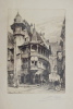 Colmar. Maison Pfister. Eau-Forte. (vers 1930).. [PINEL, Charles].