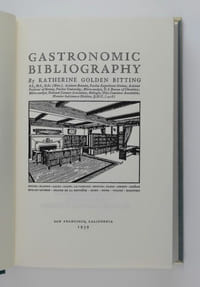 Gastronomic Bibliography.