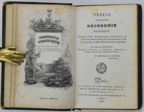 Précis élémentaire d'Économie politique. Précédé d'une Introduction historique, et suivi d'une Biographie des économistes, d'un Catalogue et d'un ...