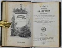 Précis élémentaire d'Économie politique. Précédé d'une Introduction historique, et suivi d'une Biographie des économistes, d'un Catalogue et d'un Vocabulaire analytique.