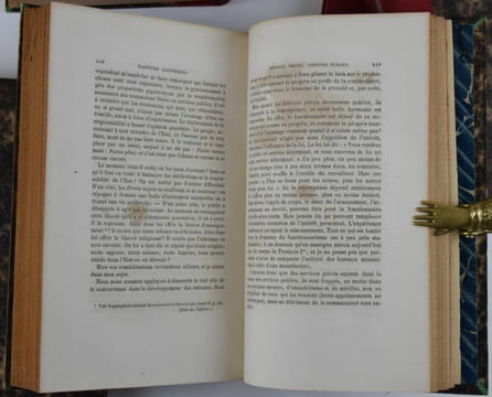 Oeuvres complètes de Frédéric Bastiat mises en ordre revues et annotées d'après les manuscrits de l'auteur. Deuxième édition. Tome I à VII. I. ...