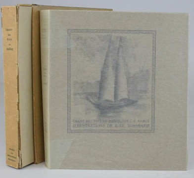 Chant des pays du Rhône par C.-F. Ramuz.. RAMUZ, C.-F. ; BOSSHARD, R.-Th.