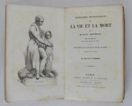 Recherches physiologiques sur la vie et la mort.. BICHAT, M.-F.-X.