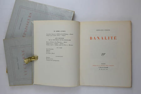 Banalité. Suite Familière. Vulturne. Épaisseurs.
