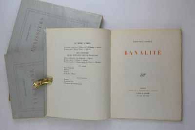 Banalité. Suite Familière. Vulturne. Épaisseurs.