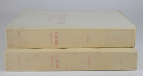 Auguste Brouet. Catalogue de son oeuvre gravé. Précédé d'une étudede Gustave Geffroy. Estampes. Tome I et II. [Catalogue de l'oeuvre de A. Brouet ...