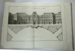 Recueil de différents projets d'architecture de charpente et autres concernant la construction des ponts.. PITROU, Robert (1684-1750).