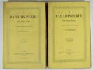 Le Paradis Perdu. Traduction nouvelle par M. de Chateaubriand. Tome Premier. [Tome Deuxième.]. MILTON ; CHATEAUBRIAND (Traduction).