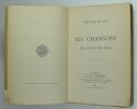 Les Chansons des Rues et des Bois. Édition originale.. HUGO, Victor.