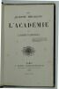 Les Quarante médaillons de l'Académie.. BARBEY D'AUREVIILY, J.