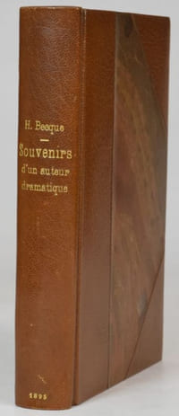 Souvenirs d'un auteur dramatique. Édition originale.