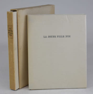 La Jeune Fille Nue. Poésie. Gravures au burin et pointes sèches de D. de Bravura. Avant-propos de G. Jean-Aubry.. JAMMES, Francis ; BRAVURA, D. de ...