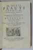 Comoediae superstites viginti cum fragmentis deperditarum ; quibus accessit querolus Comoedia Antiqui Auctoris, Necnon Index, in quo rariora & ...