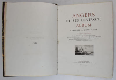 Angers et ses environs. Album de gravures à l'eau-forte.