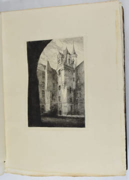 Angers et ses environs. Album de gravures à l'eau-forte.. ABRAHAM, Tancrède (ill.)