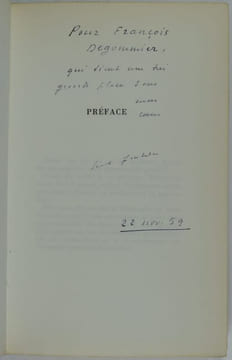 Réflexions sur la vie et le bonheur. [Édition originale sur papier vélin - Envoi]. JOUHANDEAU, Marcel.