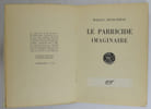 Le parricide imaginaire. [&Eacute;dition originale num&eacute;rot&eacute;s - Envoi]. JOUHANDEAU, Marcel.