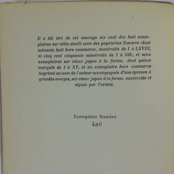 Les Térébinte avec un portrait de l'auteur par André Masson gravé sur bois par G. Aubert. [Édition originale sur papier vélin]. JOUHANDEAU, Marcel.