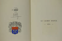 Le Cachet d'Onyx - Léa (1831-1832). [Édition originale numérotée]