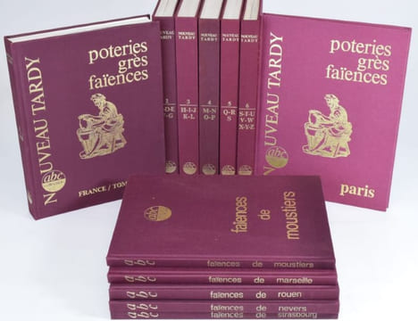 Le Nouveau Tardy. abc collection. Poterie, grès, faïences, France tomes 1 à 6 , [vol. 7 à 12 ] : Faïences, grès, poteries de Paris ; Faïences de ...