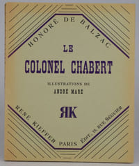 Le colonel Chabert. Dessins de André Mare.