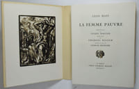 La Femme pauvre. Préface de Jacques Maritain. Sépias de Charles Bisson gravées sur bois par Georges Beltrand.