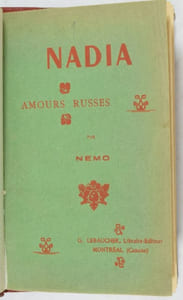 Nadia. Amours russes.