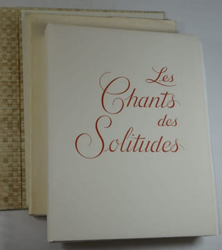 Les Chants des Solitudes. Ornés de Burins originaux de Tavy Notton.. BUFFON ; NOTTON, Tavy (illustrations).