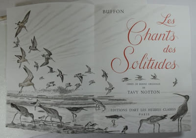 Les Chants des Solitudes. Ornés de Burins originaux de Tavy Notton.