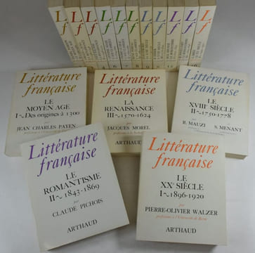 Littérature Française. T. 1 : Le Moyen Age I. Des origines à 1300. T. 2 : Le Moyen Age II 1300-1480. T. 3 : La Renaissance I 1480-1548. T. 4 : La ...