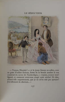 Le Séducteur. Pointes sèches originales de Paul-Émile Bécat.. HOUVILLE, Gérard de (Pseudonyme de Marie de Régnier) ; BECAT, Paul-Émile (ill.).