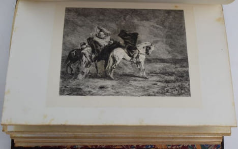 Sahara & Sahel. I. - Un été dans le Sahara. II. - Une année dans le Sahel. Édition illustrée de douze eaux-fortes par Lerat, Courtry et Rajon, d'une ...