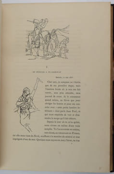 Sahara & Sahel. I. - Un été dans le Sahara. II. - Une année dans le Sahel. Édition illustrée de douze eaux-fortes par Lerat, Courtry et Rajon, d'une ...