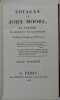 Voyages de John Moore, en France, en Suisse et en Allemagne. Traduits de l'Anglais par Mlle. ***. Tome premier (- second). [2 tomes en 1 volume]. ...