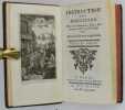 Instruction des négocians, Tirée des Ordonnances, Edits, Déclarations, Arrêts, & des Usages reçus. Nouvelle Edition augmentée.. [MASSON, ...