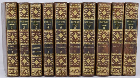 Histoire Naturelle de Buffon, classée par ordres, genres et espèces, d'après le système de Linné, avec les caractères génériques et la nomenclature ...