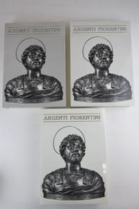 Argenti Fiorentini. Dal XV al XIX secolo. Tipologie e marchi. Primo volume. Secondo volume. Terzo volume.