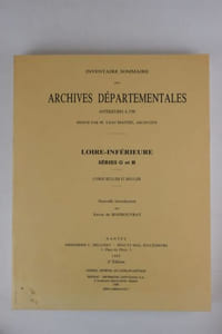 Inventaire-Sommaire des Archives Départementales antérieures à 1790 rédigé par Léon Maître, archiviste. Loire-Inférieure. Tome Quatrième. Archives Ecclésiastiques. Série G et H. Clergé séculier et régulier. Collection des Inventaires-Sommaires des Archives Départementales antérieures à 1790 publiée sous la direction du Ministre de l'Intérieur. Deuxième Partie. Archives Ecclésiastiques.
