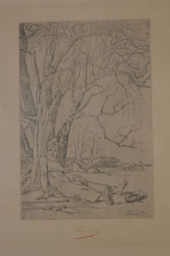 Les champs. 1875.. [GRAVURE] - ROPS (Félicien).