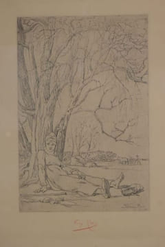 Les champs. 1875.. [GRAVURE] - ROPS (Félicien).