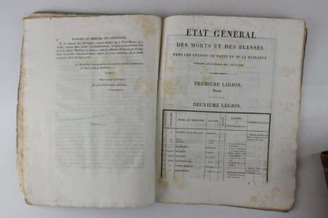 Rapports sur les opérations et les faits militaires auxquels la Garde Nationale a pris part dans les journées des 5 et 6 Juin [1832]. . [État-Major ...
