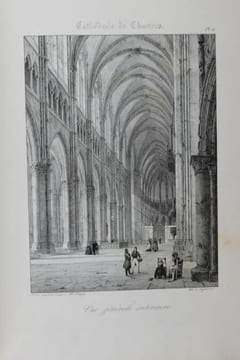 Vues pittoresques de la Cathédrale de Chartres, et détails remarquables de se monument ; dessinés par Chapuy. Avec un texte historique et descriptif ...