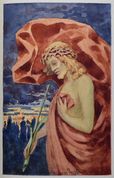 L'Évangile selon Saint-Jean. Traduction critique, introduction et commentaire par le P. Th. Calmes.. EXCEPTIONNEL EXEMPLAIRE TRUFFÉ DE 15 AQUARELLES ...