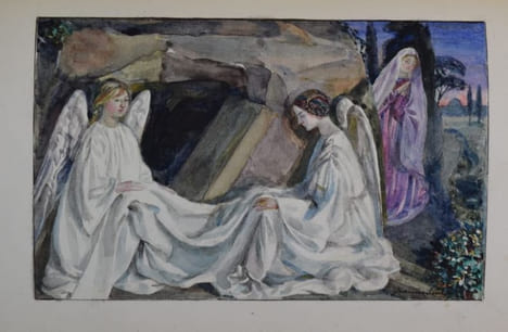 L'Évangile selon Saint-Jean. Traduction critique, introduction et commentaire par le P. Th. Calmes.. EXCEPTIONNEL EXEMPLAIRE TRUFFÉ DE 15 AQUARELLES ...