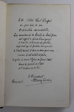 L'Évangile selon Saint-Jean. Traduction critique, introduction et commentaire par le P. Th. Calmes.. EXCEPTIONNEL EXEMPLAIRE TRUFFÉ DE 15 AQUARELLES ...