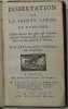 Dissertation sur la sainte Larme de Vendôme. Falsitas tolerari non debet sub velamine pietatis. Innocent III. l. 3. Regest. 15. Epist. ad Abb. & ...