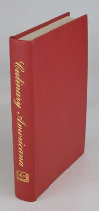 Culinary americana. Cookbooks published in the cities and towns of the United States of America during the years from 1860 through 1960.